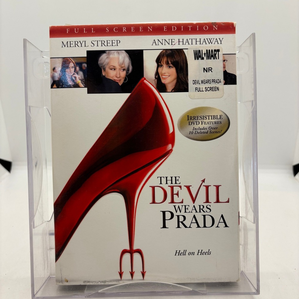 The Devil Wears Prada DVD Full Screen Edition Meryl Streep Anne Hathaway Y2K